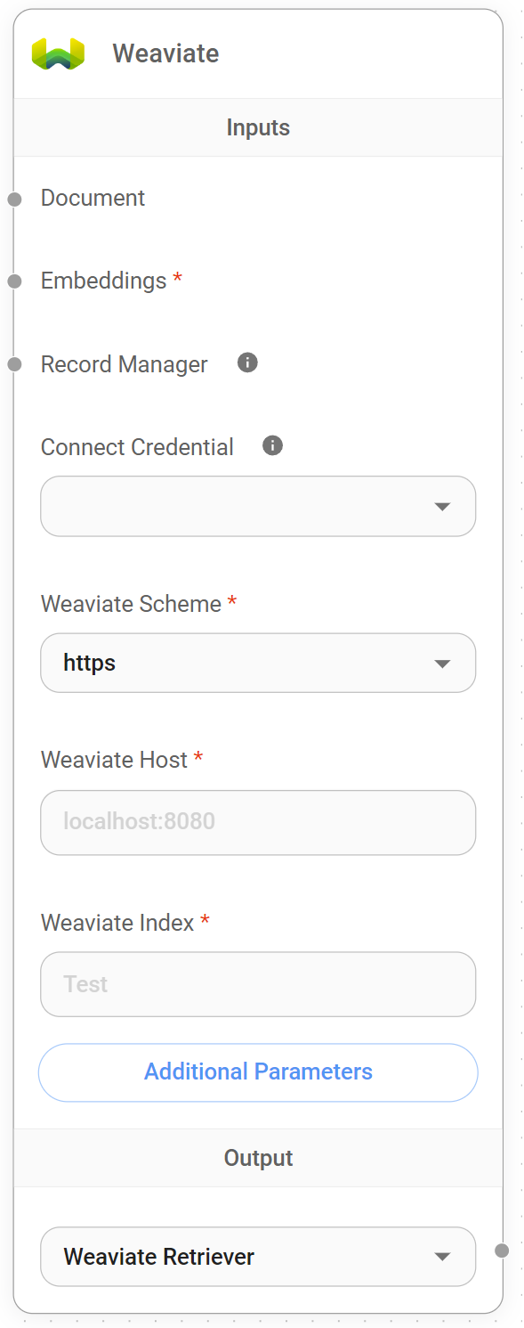 <p>Weaviate Node</p>